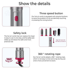 5-in-1 Negative Ion Hot Air Styling Brush