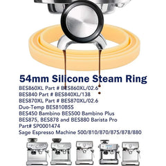 54MM Silicone Steam Ring Grouphead Gasket for Breville Espresso Machine 878/870/860/840/810/500/450 Sage500/870/810/875/878/880