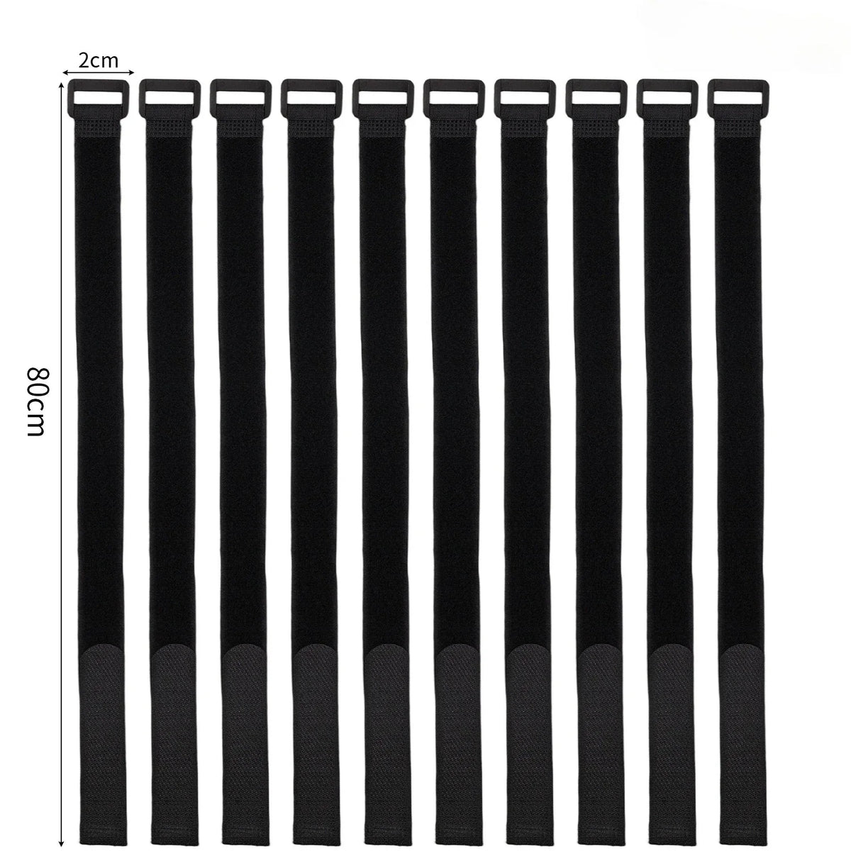 Reusable Hook & Loop Cable Ties - Adjustable Nylon Wire Fastener Straps for Securing Cord Management, Organizer DIY Cinch Straps