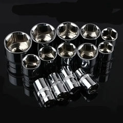 12-piece Xiaofei 1/4 Auto Repair Tool Set, Complete Set of Hardware Toolbox Tools,Socket Wrench Combination