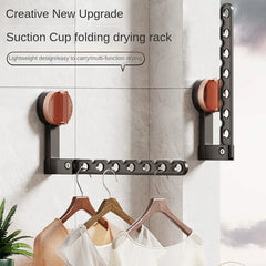 Wall Mount Clothes Hanger Laundry Hanger Dryer Rack Retractable Clothes Rack Wall Hangers for Clothes Closet Clothes Hanger