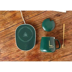 2025 warm and insulated coffee cups ceramic constant-temperature cups 55 degree warm ceramic cup with Jiapin mug gift box sets