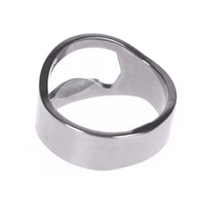 Mini Can Opener Stainless Steel Bottle Opener Ring-shape Bottle Beer Opening Remover Kitchen Gadgets Bar Finger Opener Tools