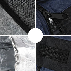 Portable Cooler Bag with Carry Straps Oxford Cloth Insulation Sleeve Aluminum Film Travel Camping Keep Warm/cold Drink Carrier