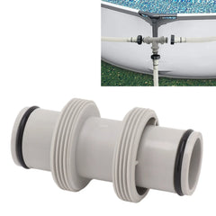 Pool Hose Connector 1.5in To 1.5in Pool Hose Adapter Replacement Elastic Rubber  Antileak Straight Joint for Salt System
