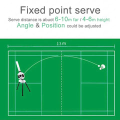 Automatic Badminton Service Machine Robot Adult Kid Gift Portable Outdoor Indoor Beginner Ball Pitching Practice Trainer Device