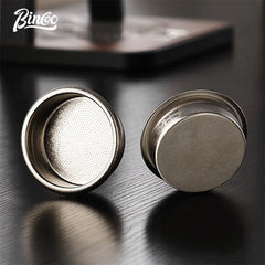 Bincoo Titanium Precision Portafilter Basket 58.5mm Professional Espresso Extraction Tool for Even Coffee Grounds Distribution