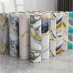 40cm New Kitchen Oil-proof Wall Stickers Self-adhesive Stain-resistant High Temperature Kitchen Countertop Protective Wallpaper