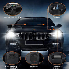 Car Trash Can (with Lid)  Small Car Trash Can, Leak-proof Mini Car Accessories