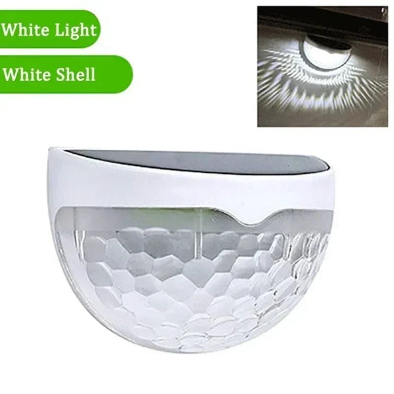 Solar Fence Light Outdoor Waterproof Wall Lamps Garden Energy Light Festoon Decoration LED for Garden Step Patio Stairs 1-24PCS