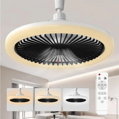 Modern ceiling fan with light LED Fan Light E27 Screw Fan Light Remote Control Light Fan Ceiling Room decoration AC85-260V