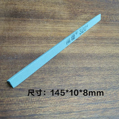 Triangle Oil Stone for Sharpening Knives Kit, Fine Grinding Diamond Oilstone Strip, Knife Stone, 12*150mm