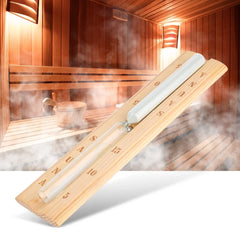 Hourglass Clock Wooden Hourglass Wooden Sauna Timer 15-Minute Sand Timer Countdown Timer Accessory for Sauna & Spa Rooms