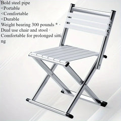 Outdoor portable folding stool, thick chair stool, dual-purpose fishing stool, Magza small stool, camping barbecue stool