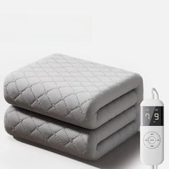 Electric Heated Blanket Soft Plush Fast Heating Dual Zone Remote Auto Shutoff Queen King Size Machine Washable Manta Para Cama