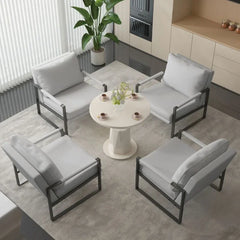 Nordic lazy sofa light luxury sales single wrought iron leisure chair balcony negotiation bedroom living room minimalist sofa