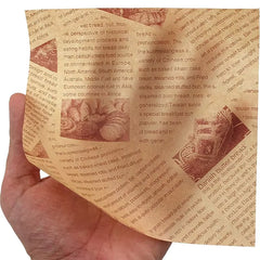 50 Pcs Parchment Paper Sheets Sandwich Wrap Wax Paper Deli Wax Paper Sheets Grease Resistant Tray Basket Liners Newsprint Paper