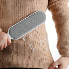 Double-sided Pet Hair Removal Brush - 1pc Reusable Lint Brush - Manual Electrostatic Sticky Lint Pet Hair Dust Brush for Clothin