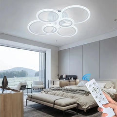 Modern LED chandelier with remote control home lighting ring ceiling light living room bedroom lighting kitchen  Lamps for room