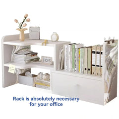 Bookshelf Office Desktop Storage Shelves Multi layer Scalable Shelves Student Desk Storage Boxes Small Bookcases