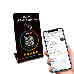 1PCS 13.56mhz Nfc 215 programmable QR code Google Review Card Nfc For Google Comment Review Tap Cards