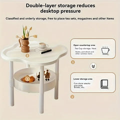 Creative Coffee Table Modern Minimalist Table Living Rooms Mobile Storage Rack Corner Table Cream Sofa Bedroom Cabinet Bedside
