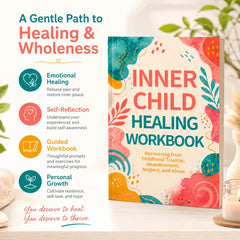 Inner Child Healing Workbook, Guided Self-Help Journal for Childhood Trauma Recovery, Emotional Healing, Self-Reflection