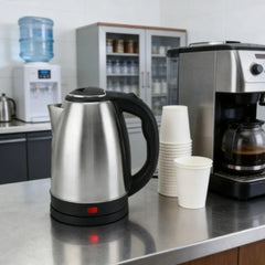 Electric Kettle 2L with Auto Shut-Off, Stainless Steel Fast Boiling Water Boiler for Tea & Coffee