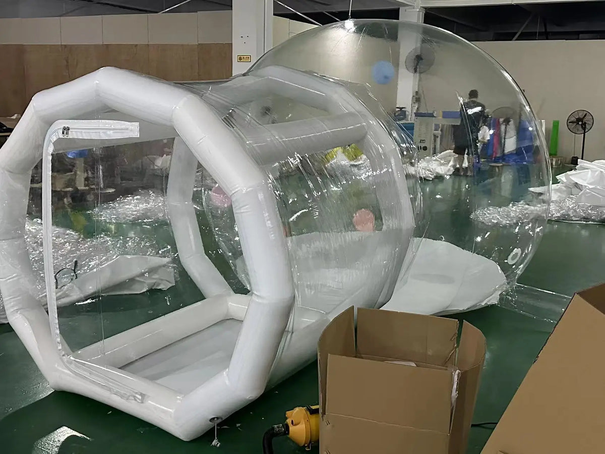 10ft TPU dia Inflatable Bubble Dome House Bounce House Hot Selling Transparent Inflatable Camping Tent with blower for Balloon