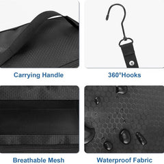 Large capacity foldable multifunctional clothing storage bag, wardrobe hanging clothing storage bag, multi-layer storage
