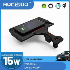 15W Wireless Charging For BMW X3 G01 X4 G02 car Accessories Fast Phone Charger  Modification 2018-2023