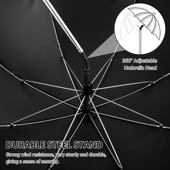 Universal Baby Stroller Umbrella UV Sun Rain Protection Parasol 360° Adjustable Sunshade Patio Beach Chair Umbrella Rainproof