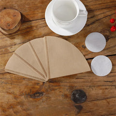 40/100 PCS V-shaped Coffee Filter Paper Coffee Cup Filter Paper 1-4 Pieces of Hand Brewed Coffee Pot Filter Paper Coffee Pot