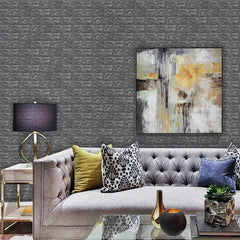 40Pcs 38.5X35cm Imitation Brick Wallpaper Self-adhesive Waterproof Moisture-proof Living Room Background Bedroom Wall Decoration