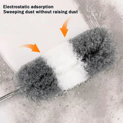 New Microfiber Duster Extendable Duster Cleaner Brush Telescopic Ceiling Microfiber Brushes Bendable Dust Cleaning