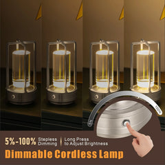 GGbingo Cordless Led Table Lamp Desk Lamps Outdoor Camping Atmosphere Light Restaurant Creative Beside Night Lights