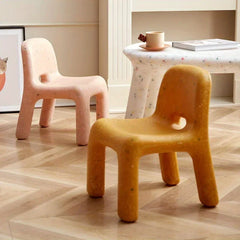 Nordic Style Plastic Chair with Backrest, Stylish Chair for Bedroom Living Room Dormitory & Entertainment Room