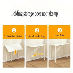 Folding small desk, bedroom desk, student's simple writing desk