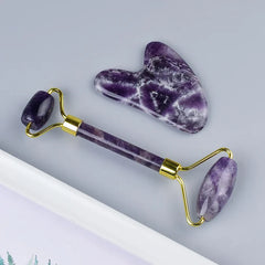 Amethyst Crystal Gua Sha & Anti-Cellulite Roller