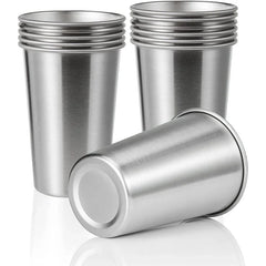 500ML Premium Stainless Steel Cup Healthy Unbreakable Pint Cup Stackable Metal Drinking Glasses Travel Outdoor Camping Cup YY113