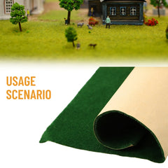 25cm artificial grass Miniature terrain mat scale model landscape train railway scenery architectural layout material garden