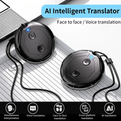 AI Real-time Language Translation Instant Voice Translators Meeting Summary Speech Simultaneous Interpretation Smart Translator
