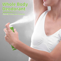 LUNOON Whole Body Deodorant Spray 100ml - Multi-Use for Underarms, Feet & More, 72-Hour Odor Control & Freshness