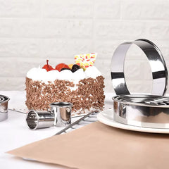 14 Pieces Round Cookie Biscuit Cutter Set Stainless Steel Donut Cutter Ring Molds Kitchen Graduated Circle Pastry Cutters YY129
