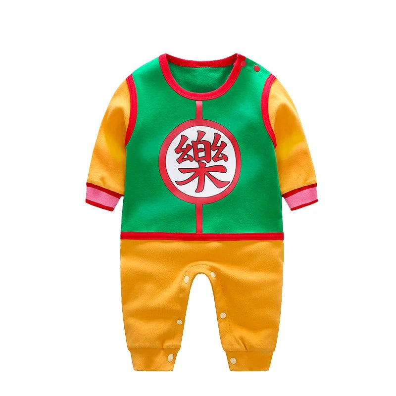 Baby Boys Long Sleeve Cartoon Cosplay Outfit Onesies Costume Romper Jumpsuit Infant Clothes Toddler 100% CottonSpring and Autumn