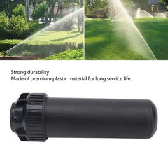 Telescopic Sprinkler Buried Retractable Sprinkler G3/4 Female Threaded Interface Plastic 40°‑360° Adjustable for Lawn