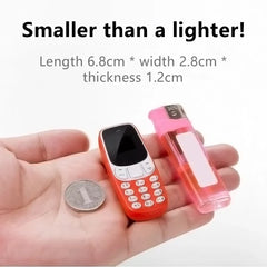 SERVO BM10 Mini Feature Phone Dual SIM Dual Standby Voice Dialing Low Radiation Mp3 Player With Earhook Pocket Cellular Phone