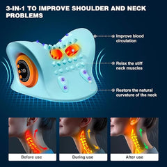 EMS Wireless Neck Massager with Remote Control