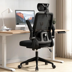 Ergonomic Office Chair Mesh High Back Lumbar Support Adjustable Height Swivel Rolling Computer Desk Chair Home Study Student