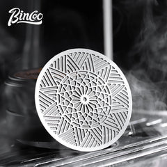 Bincoo 51/58mm Espresso Portafilter Dispersion Plate Stainless Steel Sintered Shower Screen Even Extraction Upgrade Accessories